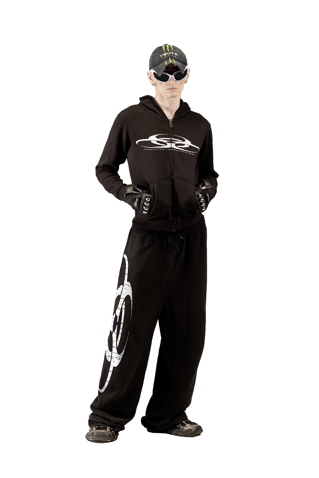 PANTALONI BAGGY "BIOHAZARD" (TOO STRETCHED) - YOUTH ARCHIVES®