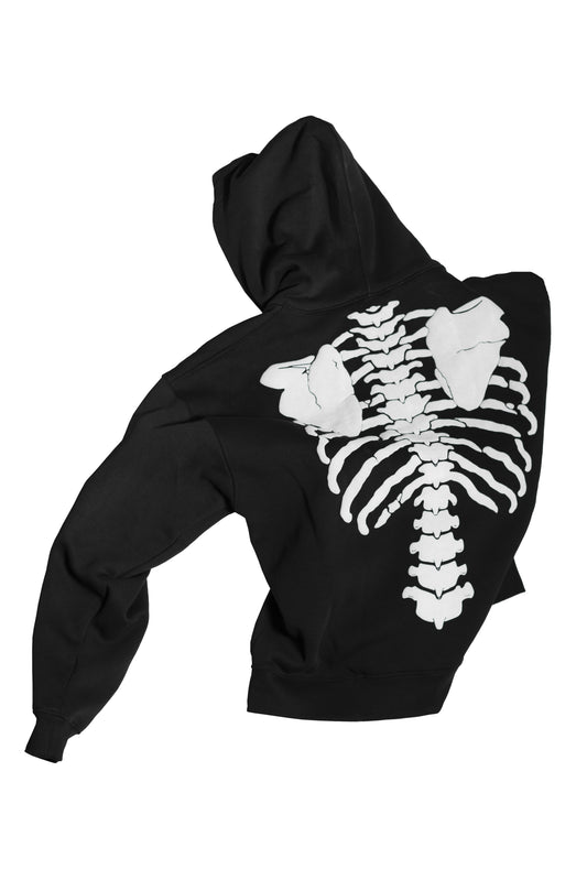 FELPA SCHELETRO "RAVE TILL THE GRAVE" - YOUTH ARCHIVES®