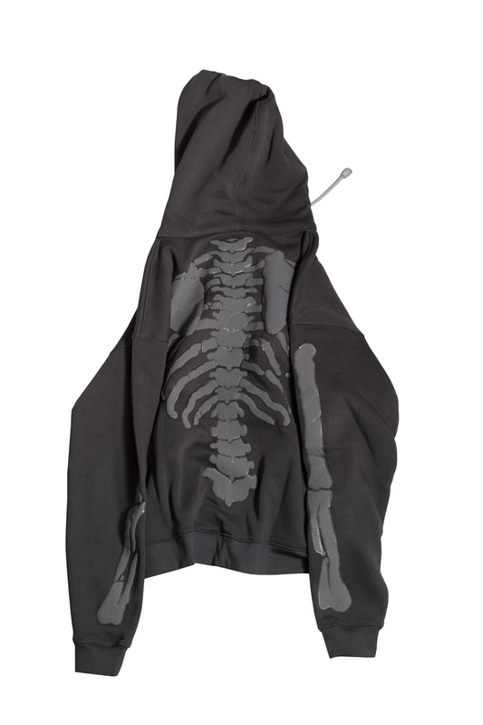 FELPA SCHELETRO “RAVE TILL THE GRAVE” (GLOW IN THE DARK) - YOUTH ARCHIVES®