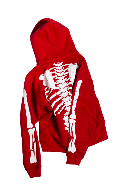 FELPA SCHELETRO "RAVE TILL THE GRAVE" - YOUTH ARCHIVES®