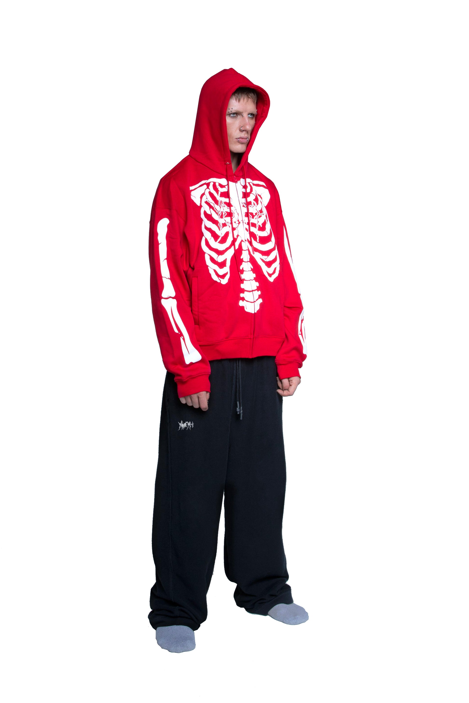 FELPA SCHELETRO "RAVE TILL THE GRAVE" - YOUTH ARCHIVES®
