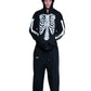 FELPA SCHELETRO "RAVE TILL THE GRAVE" - YOUTH ARCHIVES®