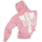 FELPA SCHELETRO "TOXIC LOVE" (CANDY PINK) - YOUTH ARCHIVES®