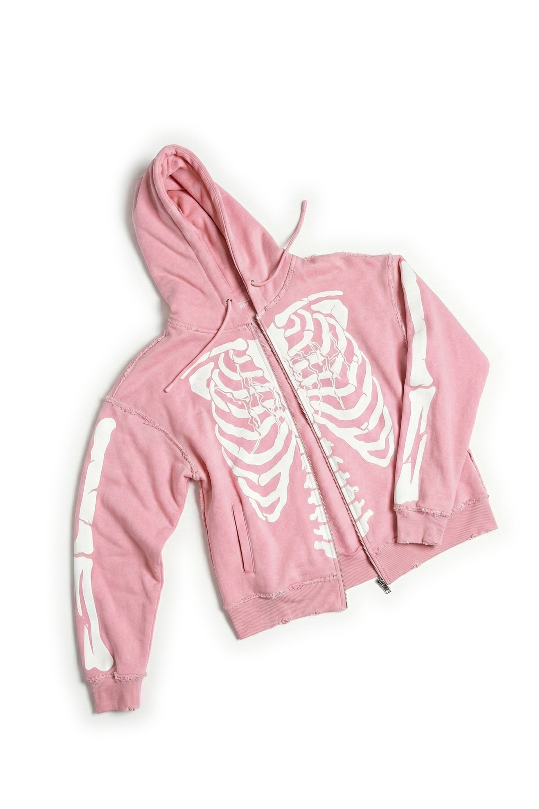 FELPA SCHELETRO "TOXIC LOVE" (CANDY PINK) - YOUTH ARCHIVES®