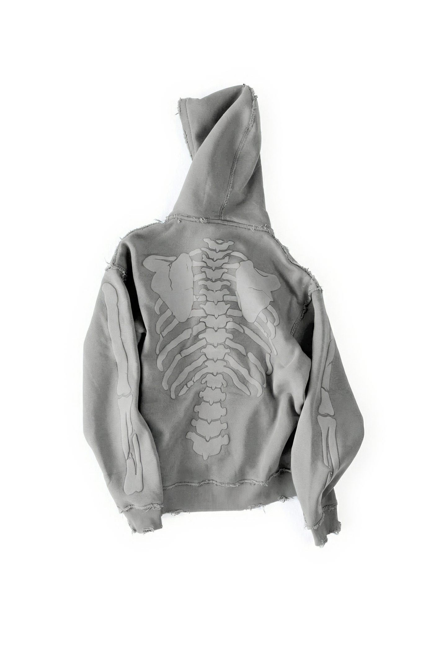 FELPA SCHELETRO "TOXIC LOVE" (ASH GREY) - YOUTH ARCHIVES®