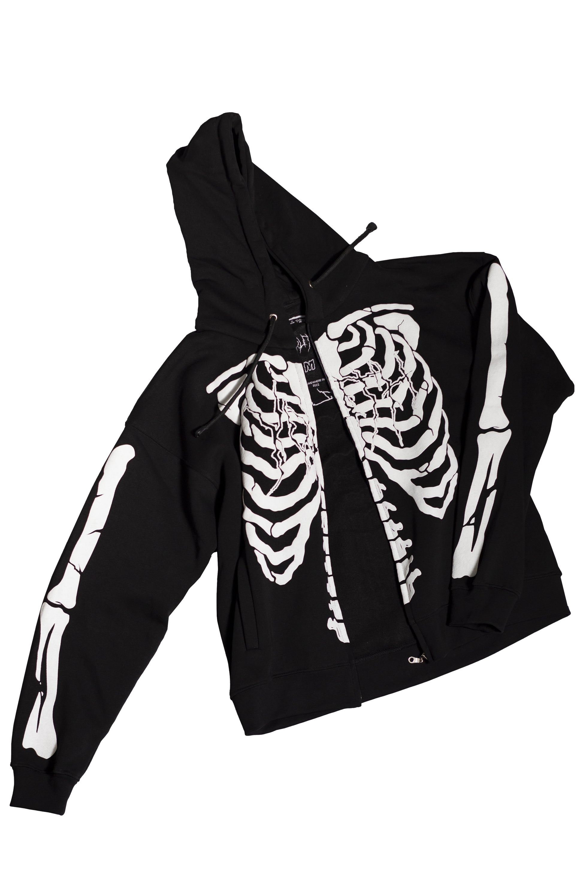 FELPA SCHELETRO "RAVE TILL THE GRAVE" - YOUTH ARCHIVES®