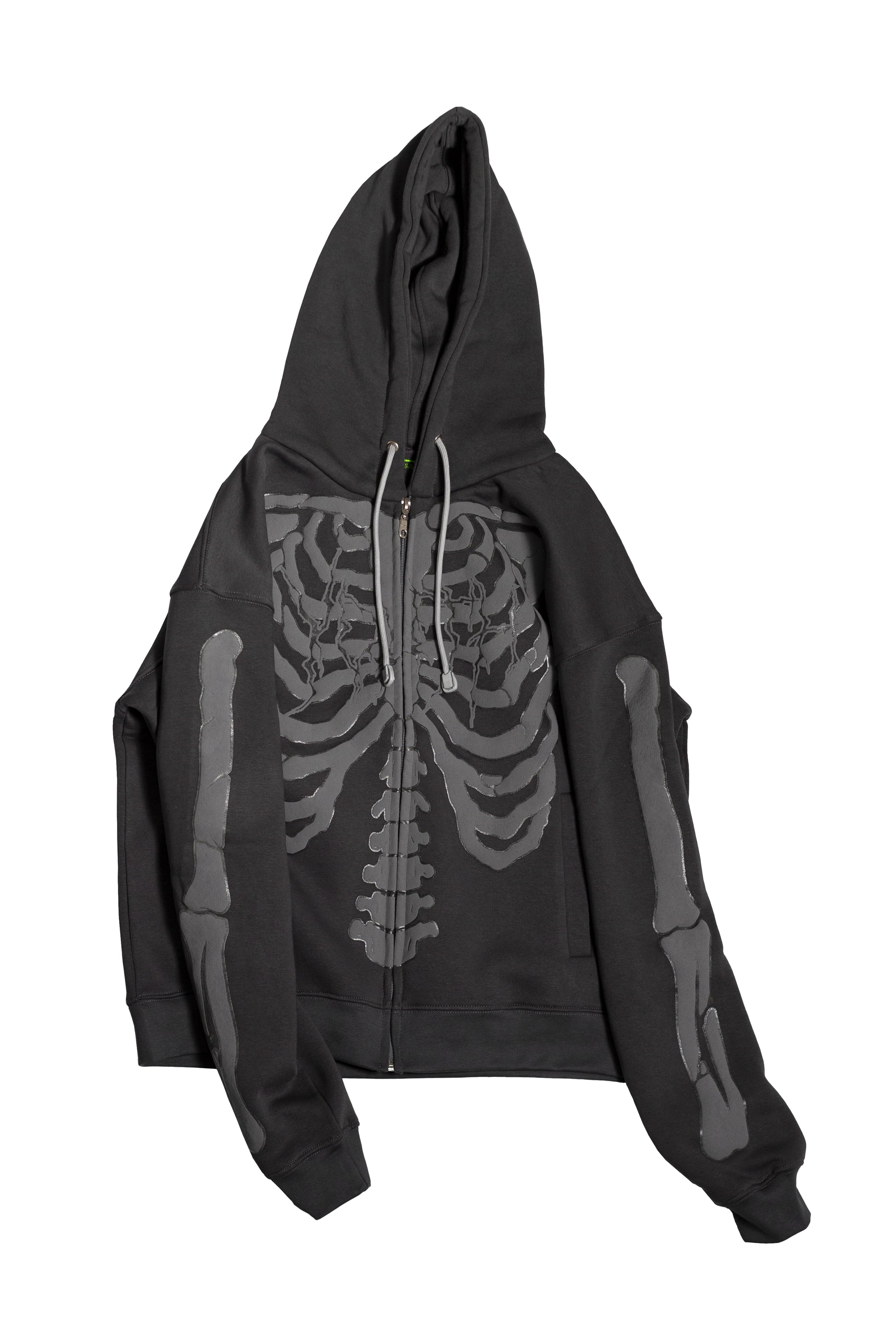 FELPA SCHELETRO “RAVE TILL THE GRAVE” (GLOW IN THE DARK) - YOUTH ARCHIVES®